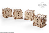 Ugears Modular Dice Tower ★Mechanical 3D Puzzle Kit Model Toys Gift Present Birthday Xmas Christmas Kids Adults