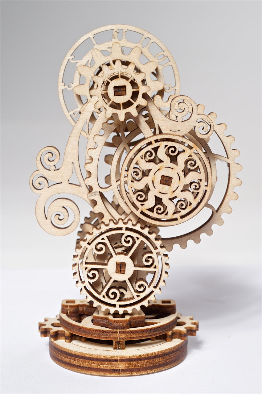 Ugears Steampunk Clock ★Mechanical 3D Puzzle Kit Model Toys Gift Present Birthday Xmas Christmas Kids Adults