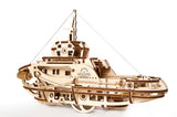 Ugears Tugboat ★Mechanical 3D Puzzle Kit Model Toys Gift Present Birthday Xmas Christmas Kids Adults