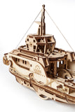 Ugears Tugboat ★Mechanical 3D Puzzle Kit Model Toys Gift Present Birthday Xmas Christmas Kids Adults
