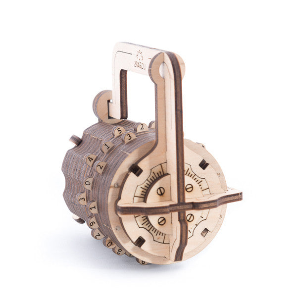 Ugears Combination Lock ★Mechanical 3D Puzzle Kit Model Toys Gift Present Birthday Xmas Christmas Kids Adults