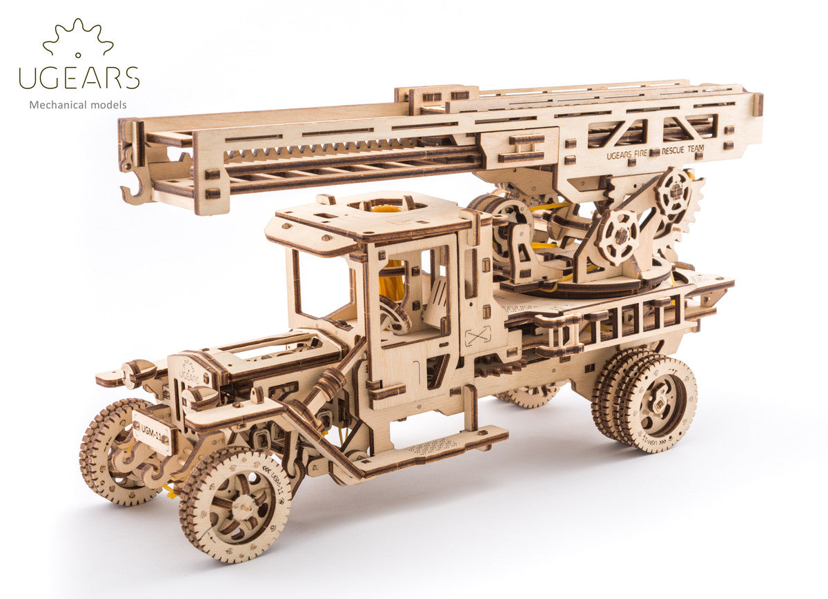 Ugears Fire Ladder + Ugm-11 Truck