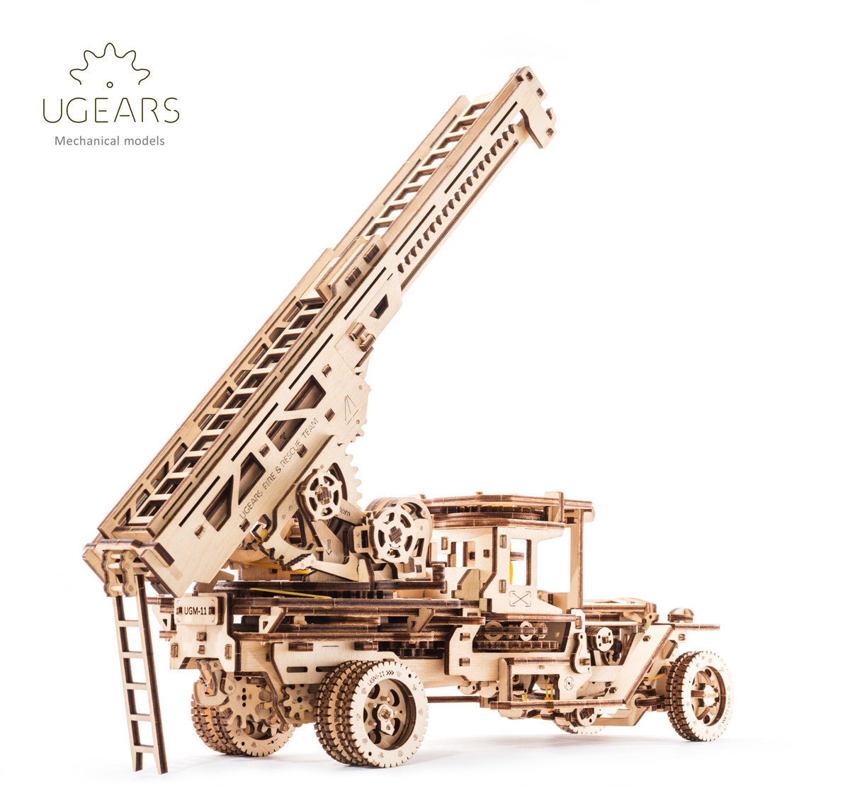 Ugears Fire Ladder + Ugm-11 Truck