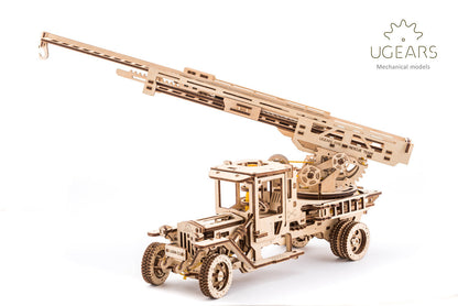 Ugears Fire Ladder + Ugm-11 Truck