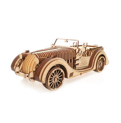 Ugears Roadster Vm-01 ★Mechanical 3D Puzzle Kit Model Toys Gift Present Birthday Xmas Christmas Kids Adults