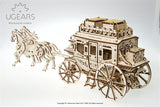 Ugears Stagecoach ★Mechanical 3D Puzzle Kit Model Toys Gift Present Birthday Xmas Christmas Kids Adults