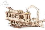 Ugears Mechanical Town Series  - Tram Line Model ★Mechanical 3D Puzzle Kit Model Toys Gift Present Birthday Xmas Christmas Kids Adults