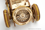 Ugears U-9 Grand Prix Car ★Mechanical 3D Puzzle Kit Model Toys Gift Present Birthday Xmas Christmas Kids Adults