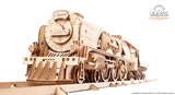 Ugears V-Express Steam Train With Tender ★Mechanical 3D Puzzle Kit Model Toys Gift Present Birthday Xmas Christmas Kids Adults