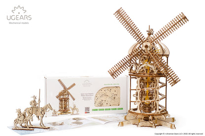 Ugears Tower Windmill ★Mechanical 3D Puzzle Kit Model Toys Gift Present Birthday Xmas Christmas Kids Adults