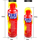 Portable Fire Extinguisher Fire Stop Foam with Bracket 500ml 1000ml for Home Car Small Fire Emergency Tool Accessories
