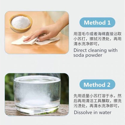 [BUNDLE OF 10 Packs] 25g Kitchen Cleaner Soda Powder Decontamination Baking Soda Powder Household Cleaning For Bathroom