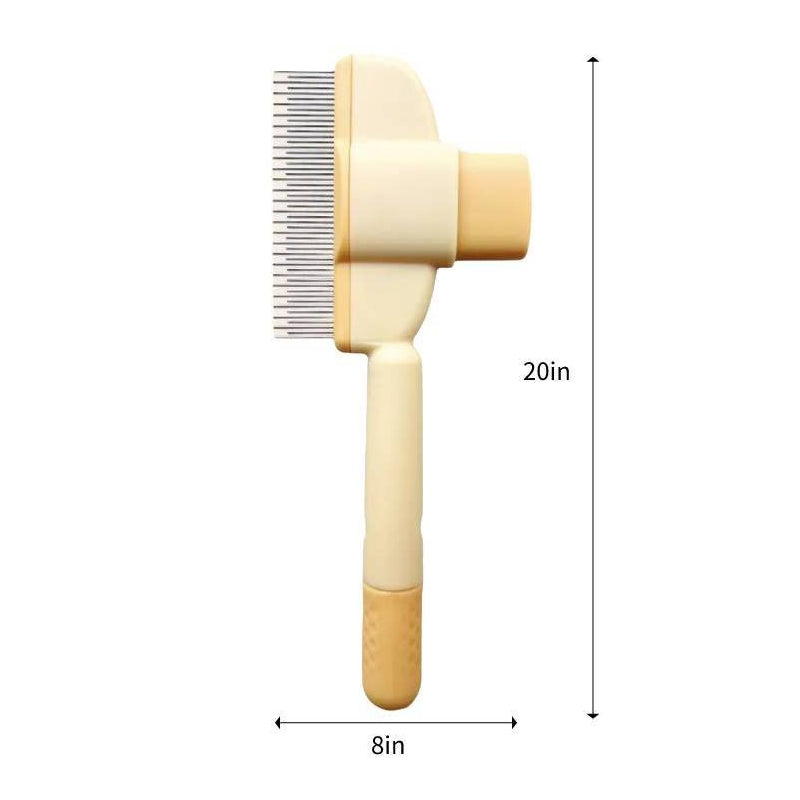 Self-Cleaning Pet Grooming Brush for Cats & Dogs