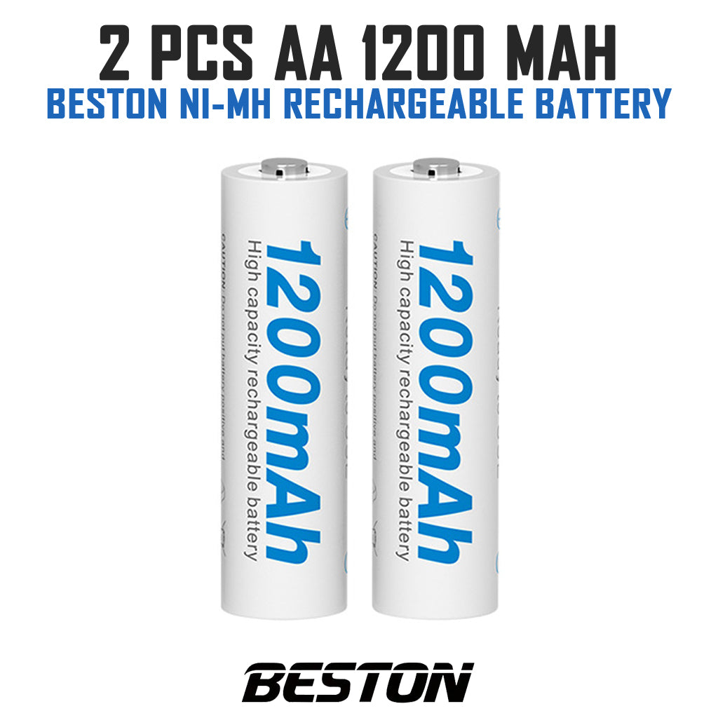 Beston Ni-MH Rechargeable Battery AA AAA FREE CASE Double Triple A LED USB Charger Set for Toys Mouse