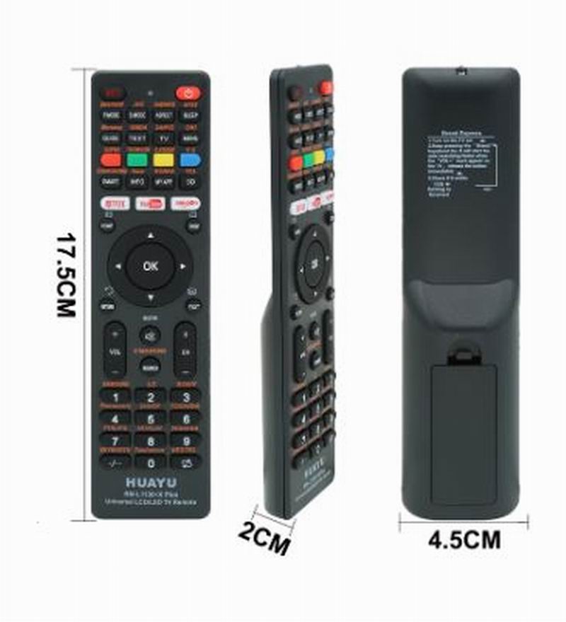 Huayu RM-L1130+X Plus Universal Majority Brands LED LCD TV Remote Control For Samsung Sony Sharp Philips LG Hitachi JVC Panasonic Toshiba Hisense Skyworth Sanyo Thomson TCL OKI Haier Konka Daewoo