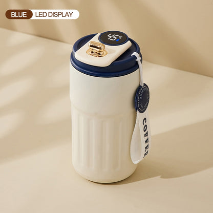 Smart LED Temperature Display Digital Thermal Coffee Cup Stainless Steel Tumbler Flask Mug