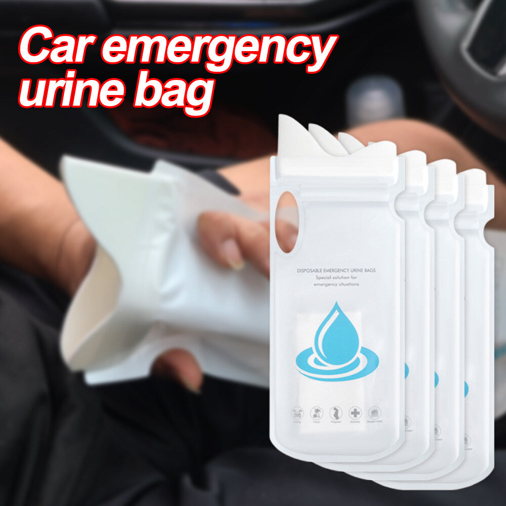 4Pcs/Set Emergency Disposable Urine Vomit Bag Portable Travel Pee Urinal Car Camping Travel Unisex