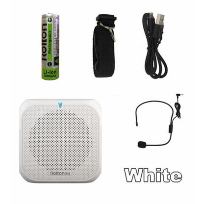 Rolton K400 Mini Bluetooth Loudspeaker Voice Amplifier w/ Mic USB MicroSD Portable Teaching Speaker