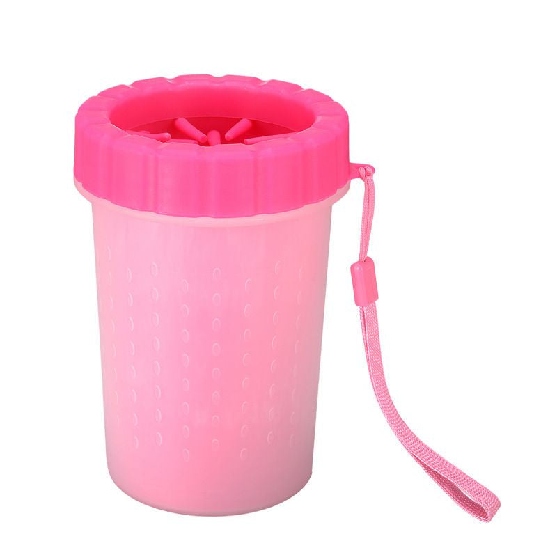 Portable Silicone Pet Paw Washer Cup for Dogs & Cats