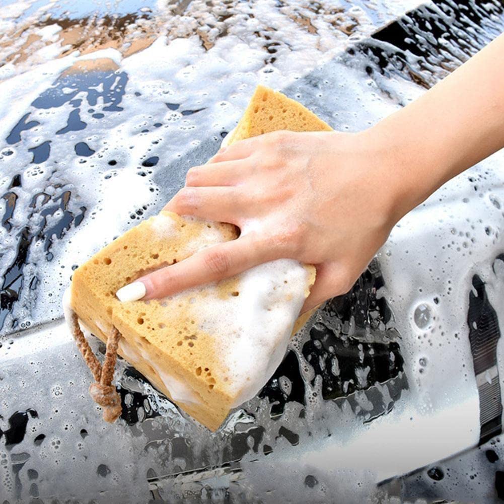 High Density Large Car Wash Sponge Foam Honeycomb Cleaning Washing Car Waxing Sponges Cleaning Car Brush Absorbent Tools