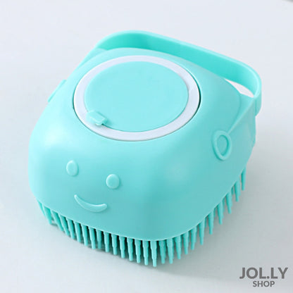 2-in-1 Pet Shampoo Massage Brush with 60ml Dispenser