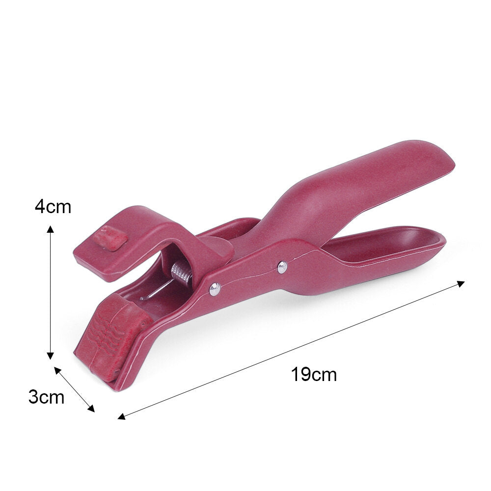 Anti-Scalding Clip Non-Slip Hot Plate Gripper Kitchen Bowl Clamp Heat Resistant Durable Silicone Tong