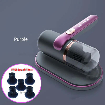 10000PA Cordless Bed Dust Mite Vacuum Cleaner Remover Cleaning Machine FREE 5 Filters For Mattress Sofa Blanket Pillow