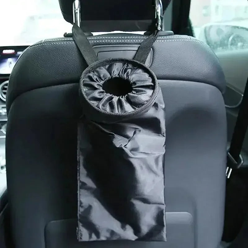 2PCS Car Garbage Bag Trash Can Back Seat Headrest Portable Foldable Leakproof Storage Organizer