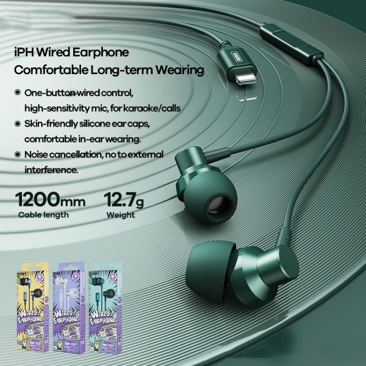 【SKIT SG】Remax RM-512i iPH Metal Wired Earphone for Music & Call for I-Phone