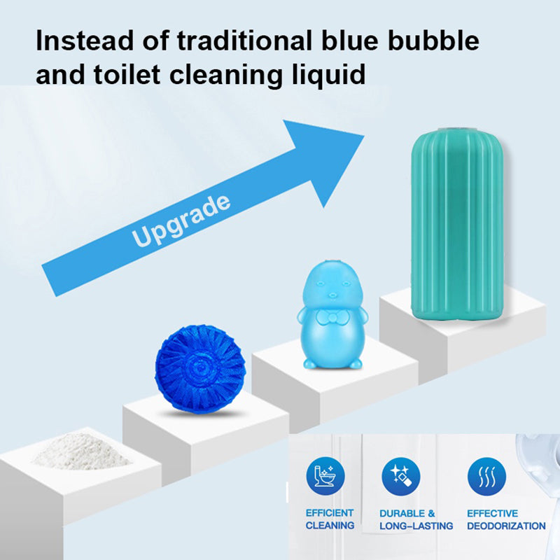 5pcs Bathroom Toilet Bowl Cleaning Magic Box Cleaner Flush Detergent Deodorant Deodorizer Disinfectant Aromatic Smell