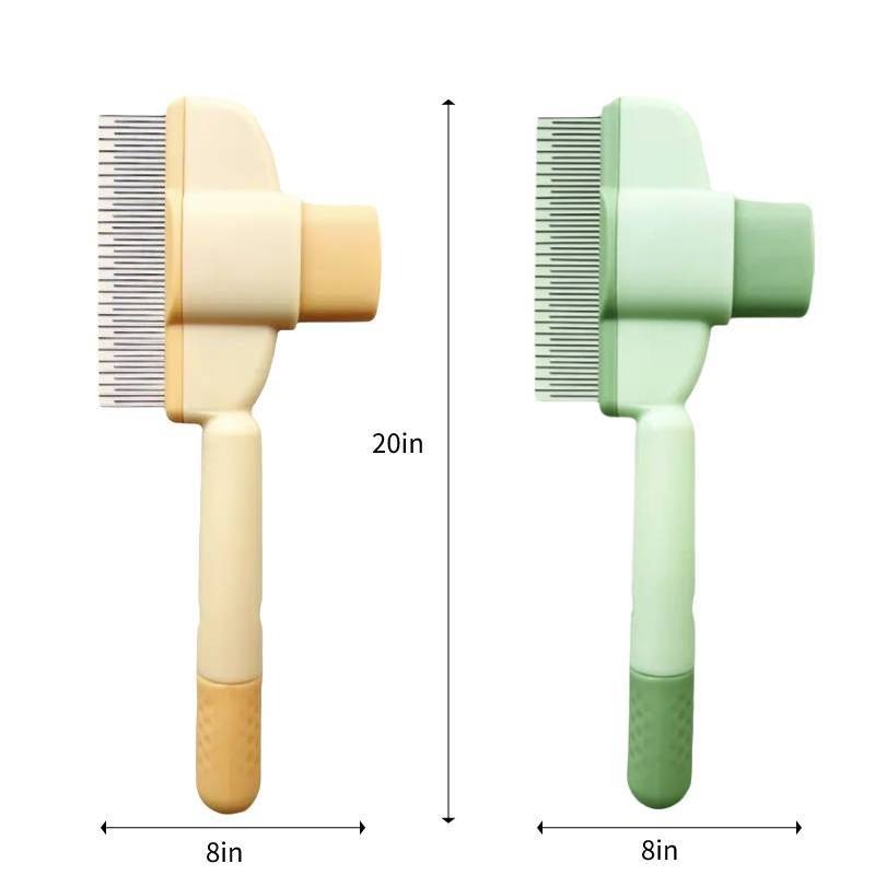 Self-Cleaning Pet Grooming Brush for Cats & Dogs