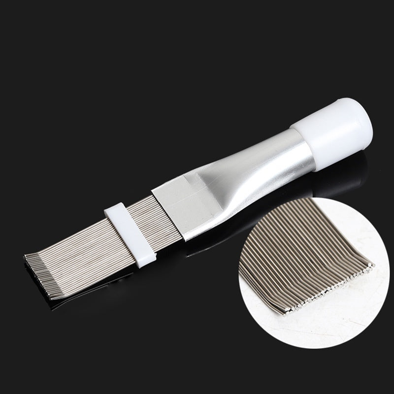 Air Conditioner Fin Comb AC Coil Cleaner Straightener Aircon Condenser Radiator Fin Repair Tool Brush