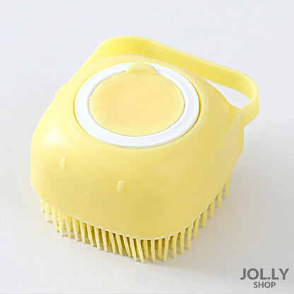 2-in-1 Pet Shampoo Massage Brush with 60ml Dispenser