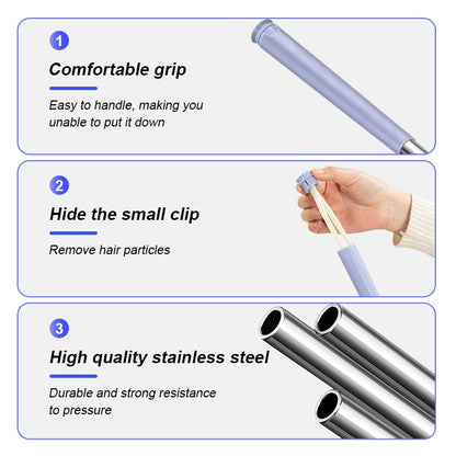 Automatic Cloth Changing Mini Mop Hands-Free With Face Towels Hand-Free Wash Rotating Mop Push-Pull