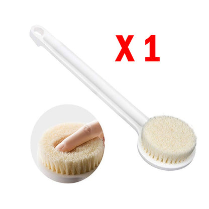 Long Handle Bath Brush Soft Bristles Back Scrubber Massage Shower Body Cleaning Exfoliating Tool