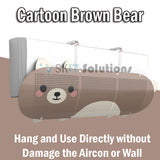 Adjustable Aircon Deflector Wind Spread Air Conditioner Windshield Deflactor Cover Wall-Mounted Guide