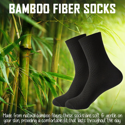 Men Bamboo Fiber Business Quarter Ankle Socks Cotton Male Breathable Anti-Bacteria Odor Resistant