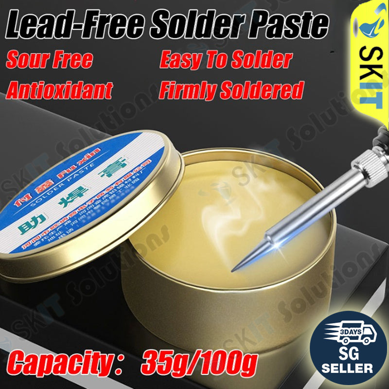 35g 100g Lead Free No Clean Solder Paste Rosin Welding Soldering Wire Flux for Electronic PCB Repair