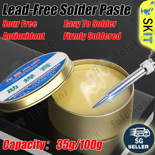 35g 100g Lead Free No Clean Solder Paste Rosin Welding Soldering Wire Flux for Electronic PCB Repair