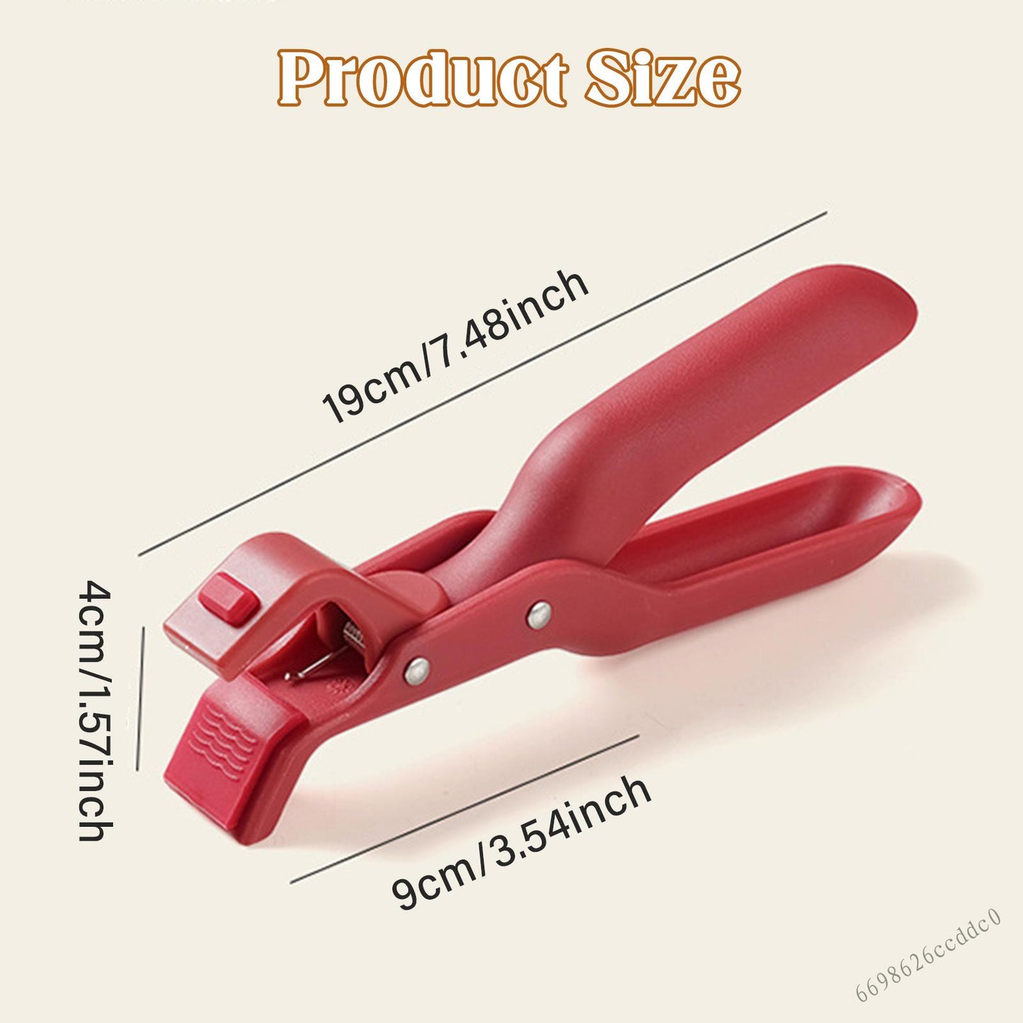 Anti-Scalding Clip Non-Slip Hot Plate Gripper Kitchen Bowl Clamp Heat Resistant Durable Silicone Tong