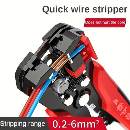 5in1 Cable Crimper Wire Cutter Automatic Stripper Electrical Wire Crimping Stripping Pliers Tool