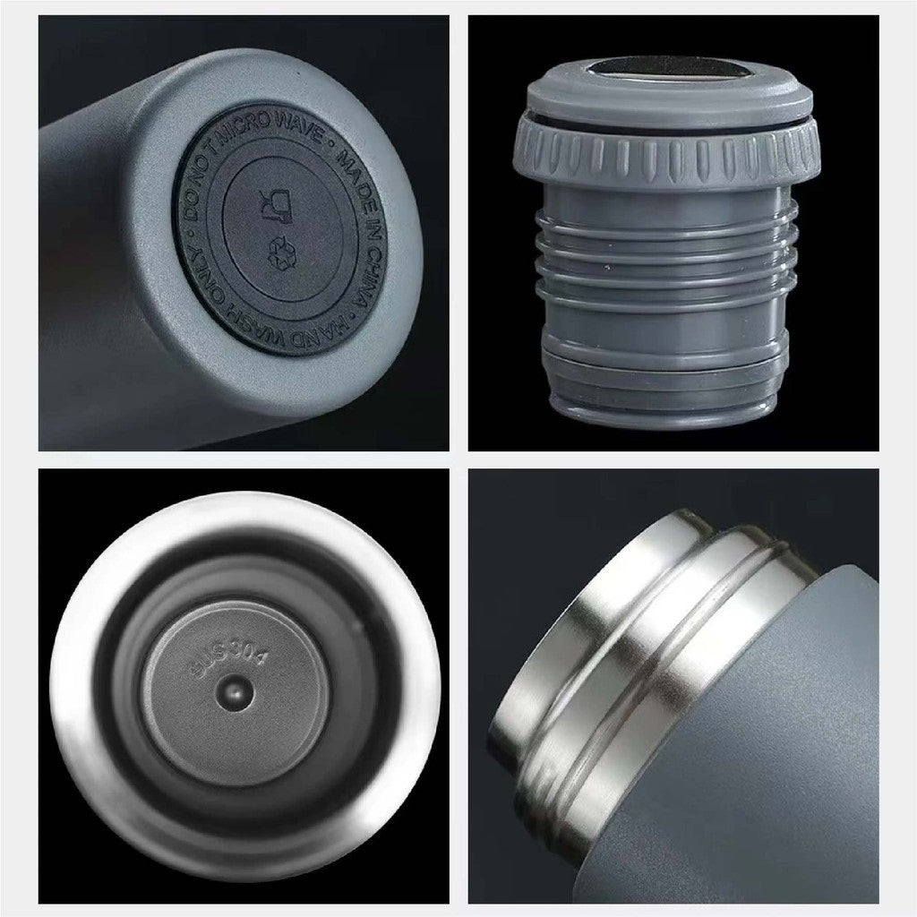 3in1 Thermal Flask Gift Set 500ml SUS304 Vacuum Insulated Water Bottle 3 Cups Christmas Corporate