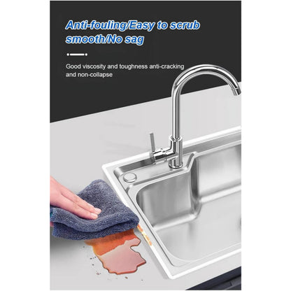 150ML Silicone Sealant FREE 10 Gifts Tile Grout Repair Kit Waterproof Anti Fungal Mould Proof White