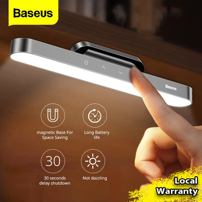 Baseus Magnetic Charging Desk Lamp LED Hanging Stepless Dimming Charging Table Night Light for Study Wardrobe Bedroom Kitchen