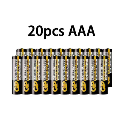 20/40/80pcs GP Supercell AA AAA Battery 1.5V Carbon Zinc Batteries for Toy Clock Remote Control Mouse