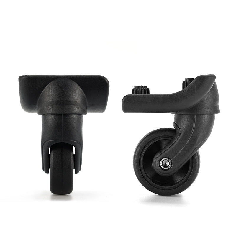 4PCS Set Universal Travel Suitcase Replacement Wheels 360° Swivel Dual Roller Silent Luggage Parts