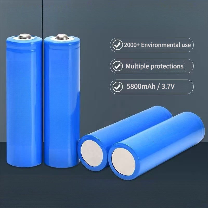18650 3.7V 5800mAh High Capacity Rechargeable Battery For LED Light Flashlight Laser Pen USB Fan