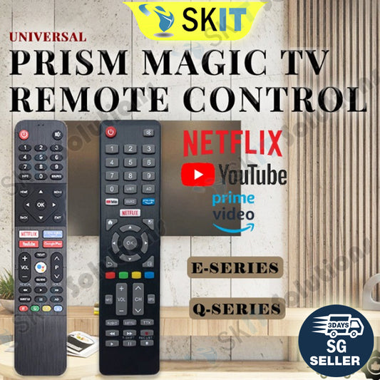 Universal Replacement Remote for PRISM+ 4K Smart Android TV with Voice Control for Q Series E Series