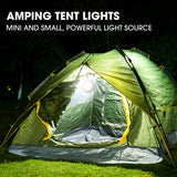 Round Mini LED Flashlight Portable USB Rechargeable Work Light 500 Lumens Bright Keychain Light Small Pocket Flashlights