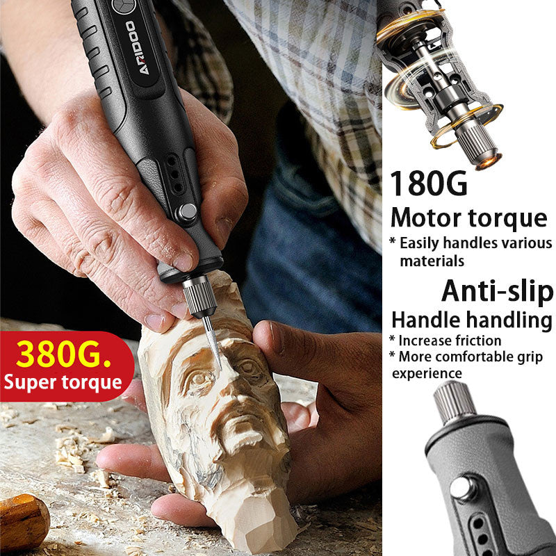 Mini Cordless 12V Drill Grinder Engraving Pen Power Tool for Jewelry Wood Glass Cutting Polishing